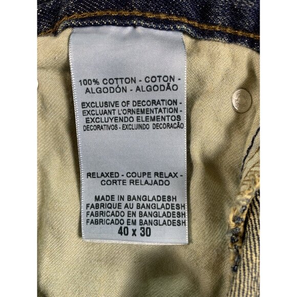 Levi's Strauss & Co. Signature Men's Relaxed Fit Jeans Medium Wash 40Wx 30L - Picture 9 of 13